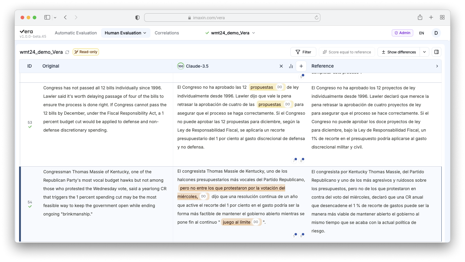 evaluación humana